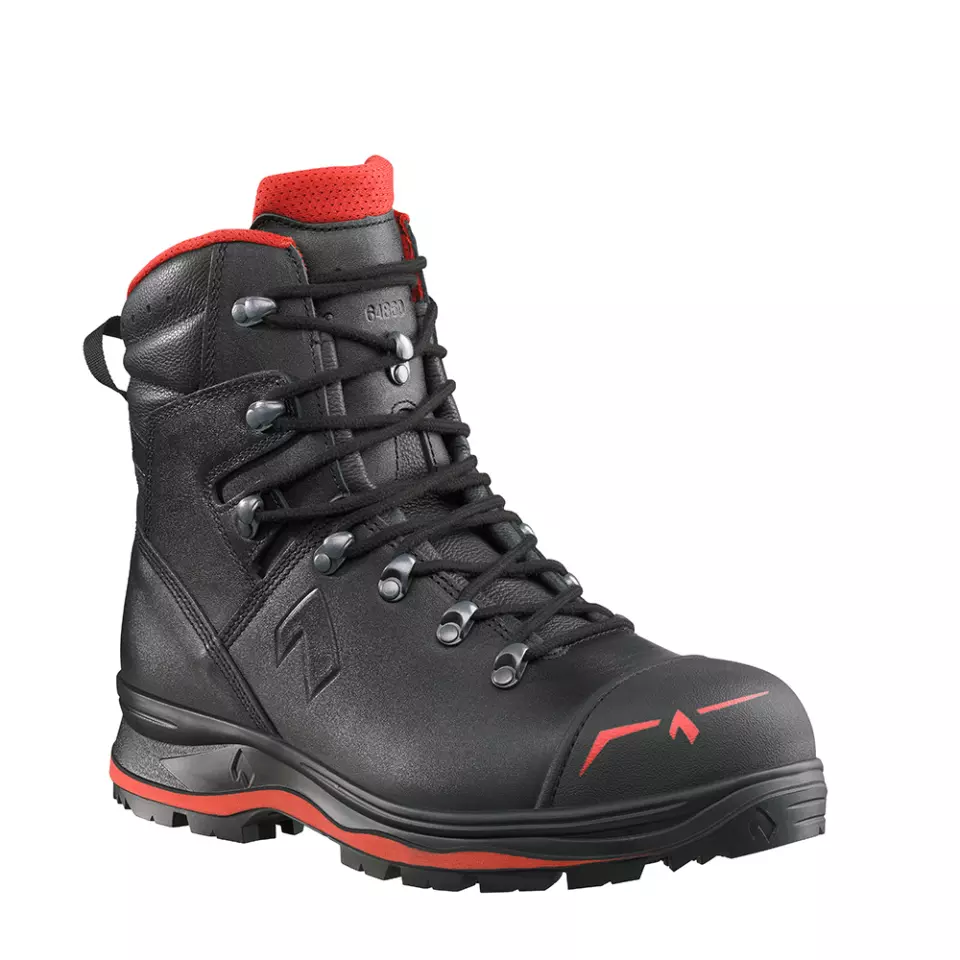 HAIX B2505-S, Trekker Pro 2.0 Hohe Sicherheitsschuhe, S3, Schwarz/Rot, image 1, gallery thumbnail
