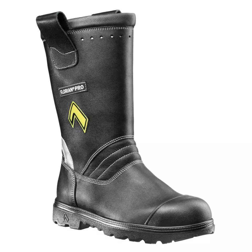HAIX 7982, Florian Pro Boot, Black/Yellow, image 1, gallery thumbnail