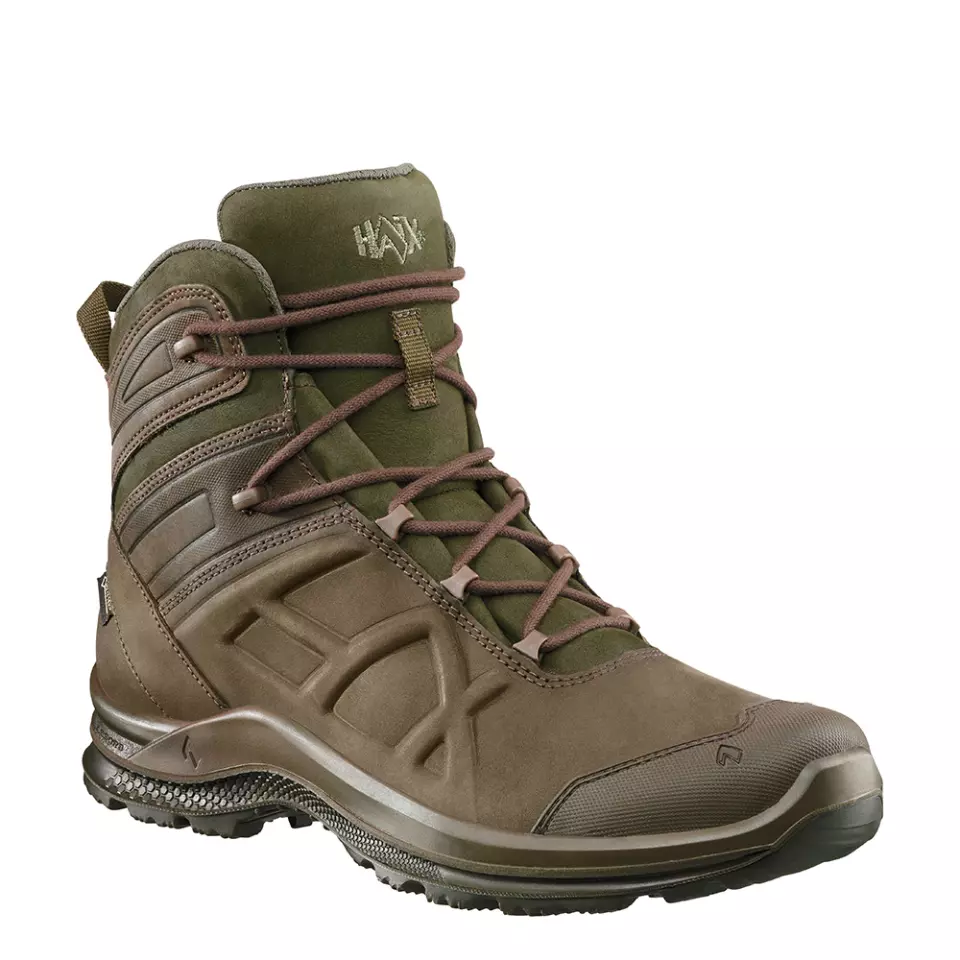 HAIX B2486-B, Black Eagle Nature GTX Hohe Arbeitsschuhe, O2, Braun/Grün, image 1, gallery thumbnail