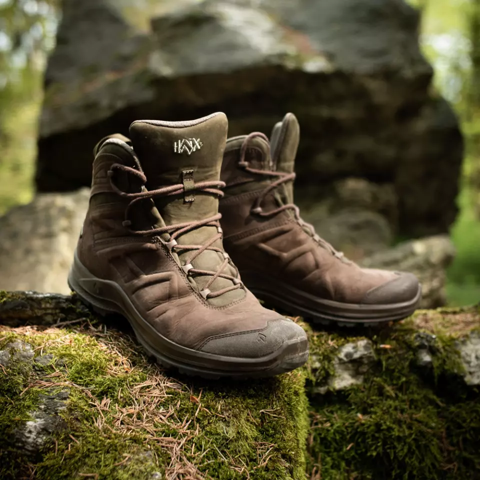 HAIX B2486-B, Black Eagle Nature GTX Hohe Arbeitsschuhe, O2, Braun/Grün, image 6, gallery thumbnail