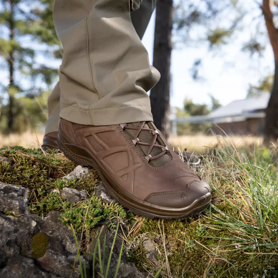 HAIX B2486-B, Black Eagle Nature GTX Hohe Arbeitsschuhe, O2, Braun/Grün, image 4, gallery thumbnail