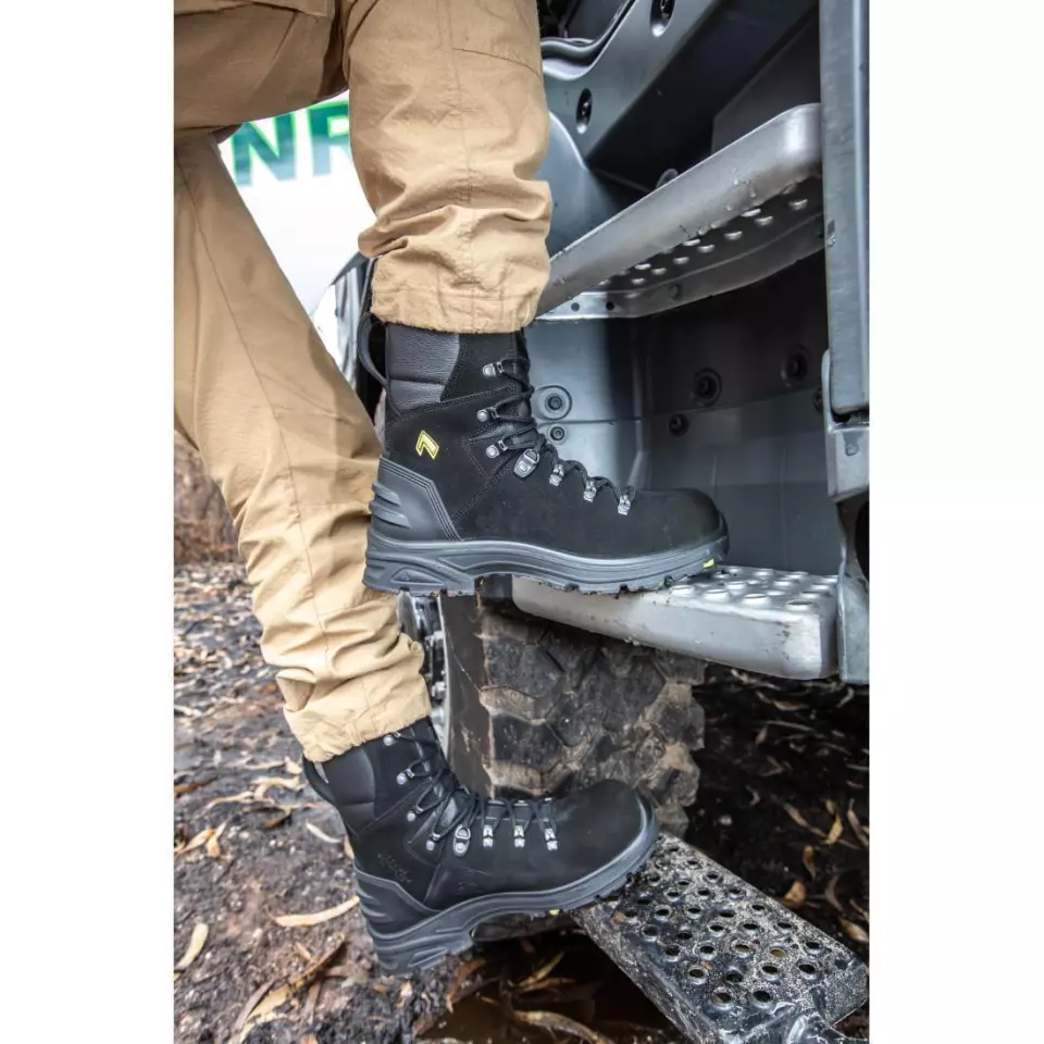 HAIX 7977, Missoula 2.0 Boots, Black/Yellow, image 2, gallery thumbnail