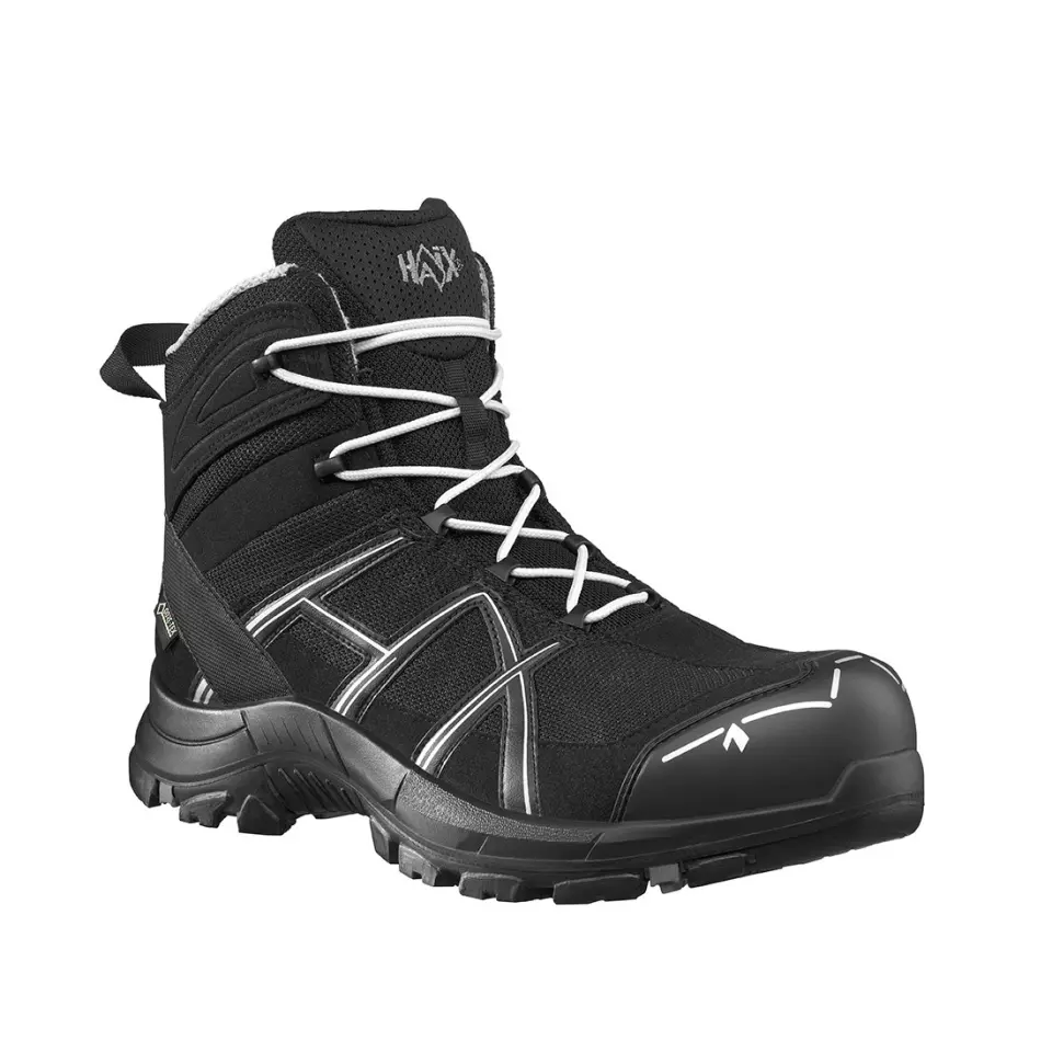 HAIX 4610, Black Eagle 40.1 Hohe Sicherheitsschuhe, S3, Schwarz/Silber, image 1, gallery thumbnail