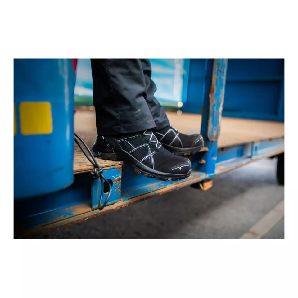HAIX 4610, Black Eagle 40.1 Hohe Sicherheitsschuhe, S3, Schwarz/Silber, image 3, gallery thumbnail