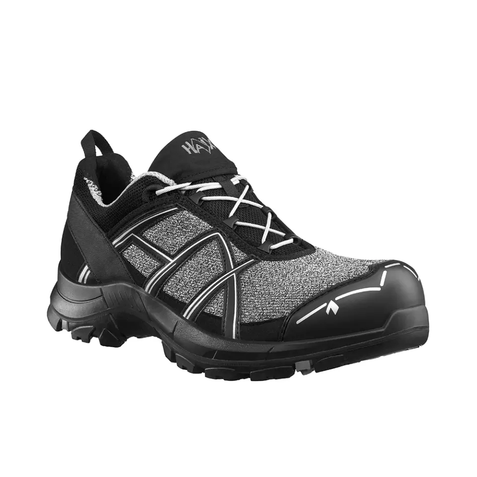 HAIX B2545-S, Black Eagle Pro Low Safety Shoes, S3, Black/Silver, image 1, gallery thumbnail
