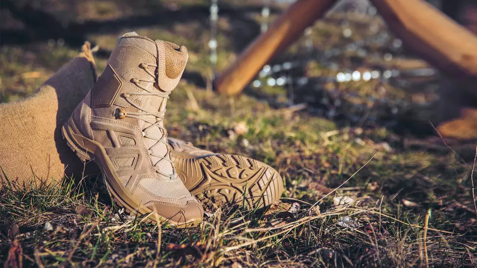 HAIX B2489-B, Black Eagle Athletic 2.0 känga, O2, beige, image 4, gallery thumbnail