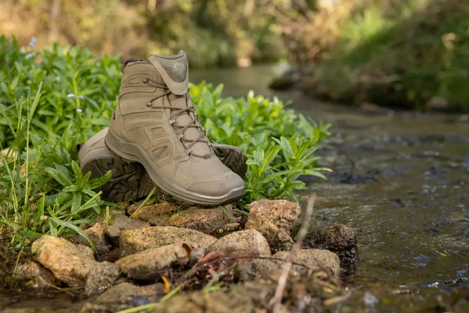 HAIX 9007, Black Eagle Athletic 2.0 GTX höga arbetsskor, brun/grön, image 4, gallery thumbnail