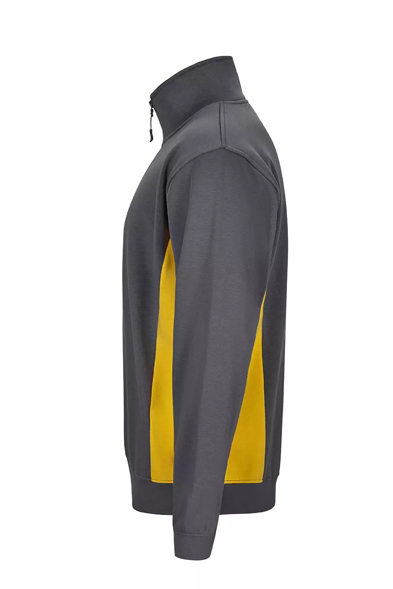 Velilla 105704-08-17, Arbeitssweatshirt, Grau/Gelb, image 2, gallery thumbnail
