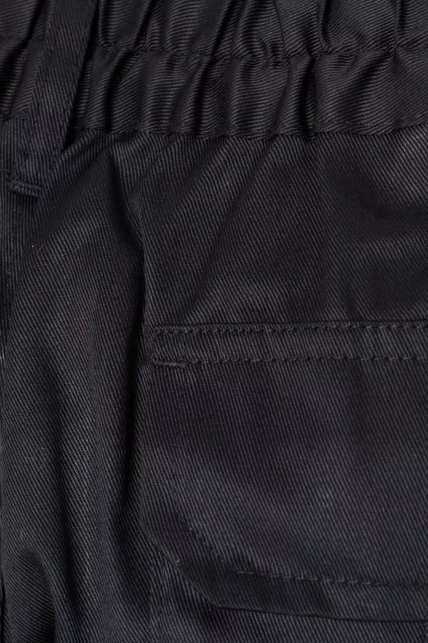 Velilla 103007-00-12, Work Shorts, Black/Red, image 4, gallery thumbnail