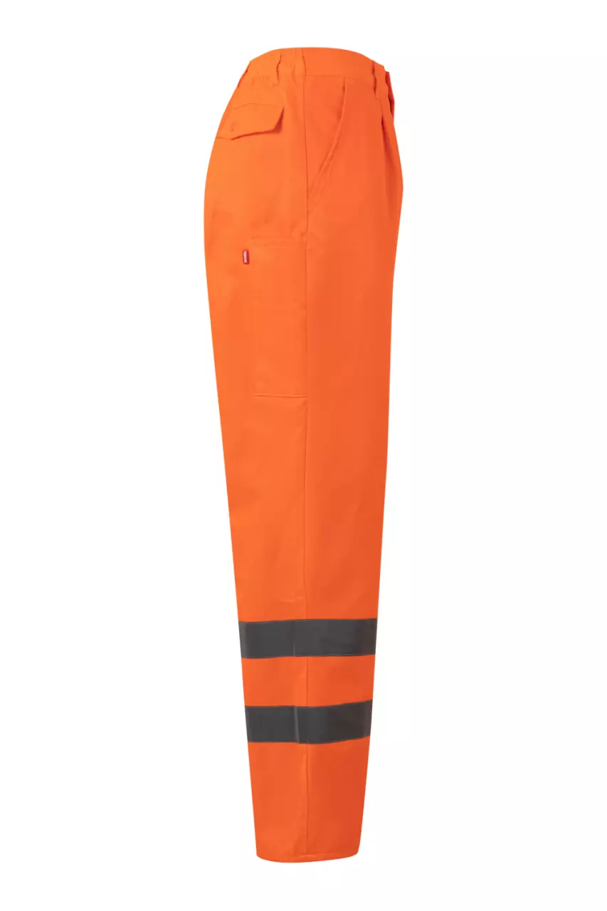 Velilla F160-19, High-Vis Trousers, Hi-Vis Orange, image 7, gallery thumbnail