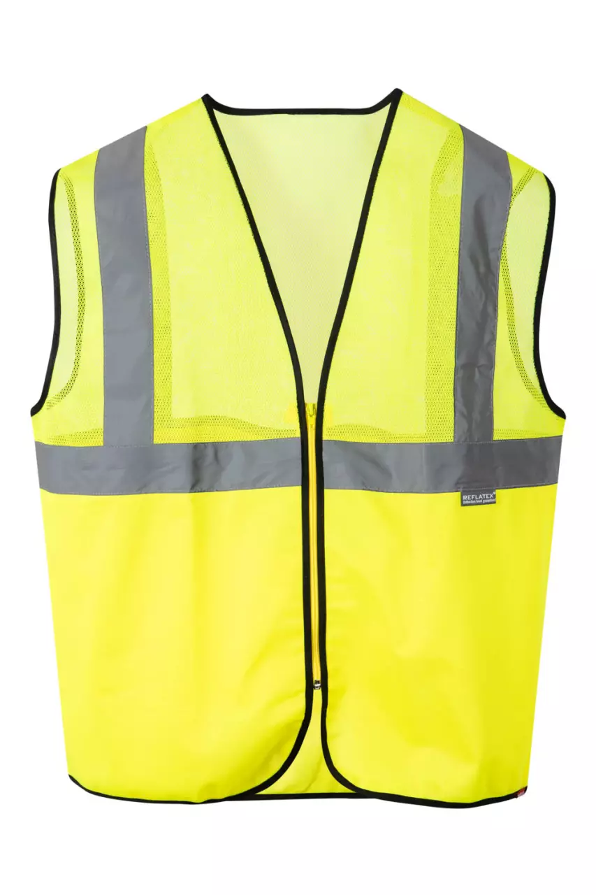 Velilla 146-20, High-Vis Vest, High-Vis Yellow, image 1, gallery thumbnail