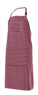 Velilla PIMENTON-51, Work Apron, Maroon Stripes