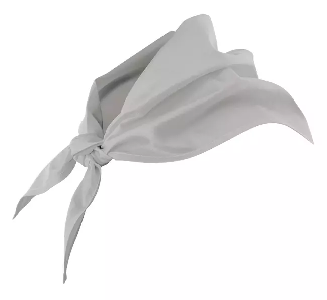 Velilla 404003-58, Chef Bandana, Ice Grey, image 1, gallery thumbnail
