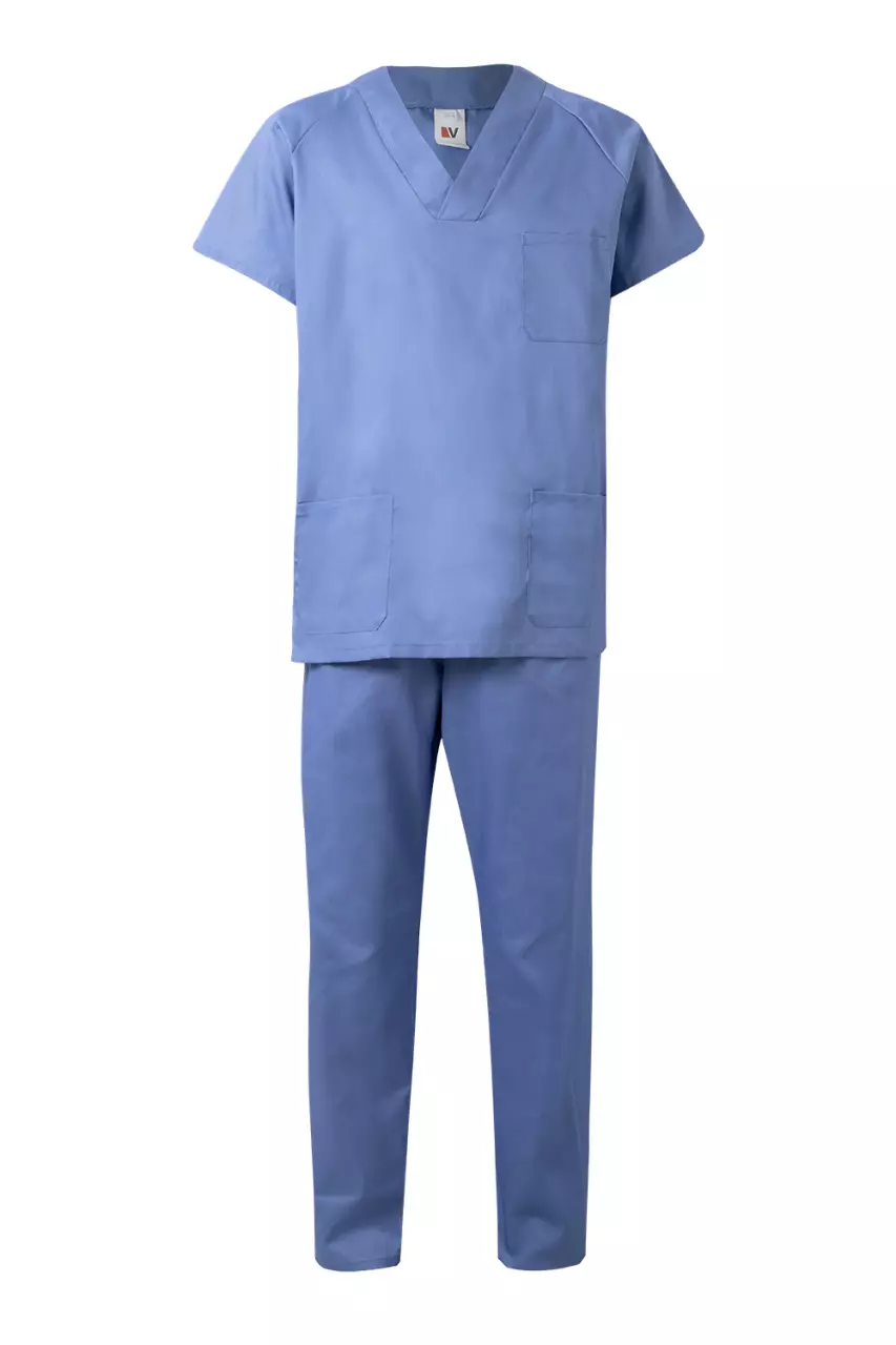 Velilla 800-05, Medizinische Scrubs, Hellblau, image 1, gallery thumbnail