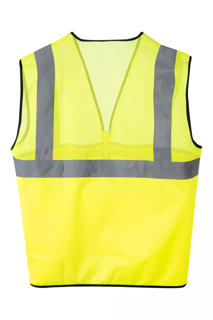 Velilla 146-20, High-Vis Vest, High-Vis Yellow, image 3, gallery thumbnail