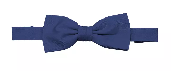 Velilla 404006-64, Bow Tie, Dark Blue Denim, image 1, gallery thumbnail