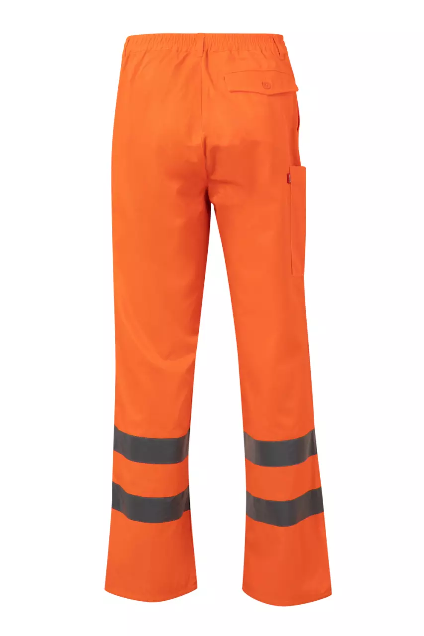 Velilla F160-19, High-Vis Trousers, Hi-Vis Orange, image 2, gallery thumbnail