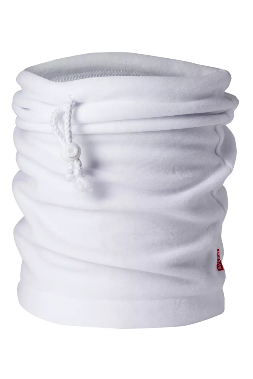 Velilla 204002-07, Fleece Neck Warmer, White, image 1, gallery thumbnail