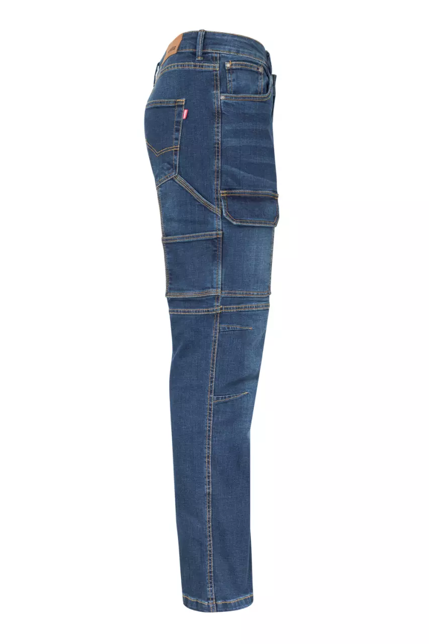 Velilla 103028S-63, Työfarkut, sininen denim, image 5, gallery thumbnail