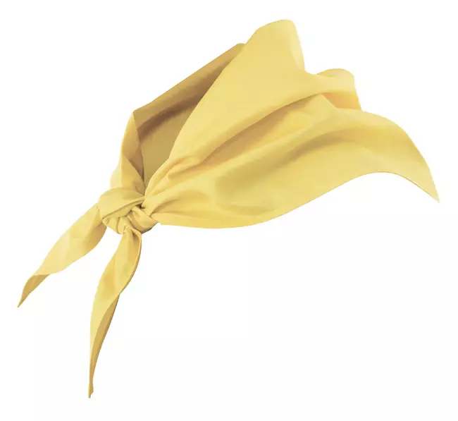 Velilla 404003-43, Chef Bandana, Light Yellow, image 1, gallery thumbnail
