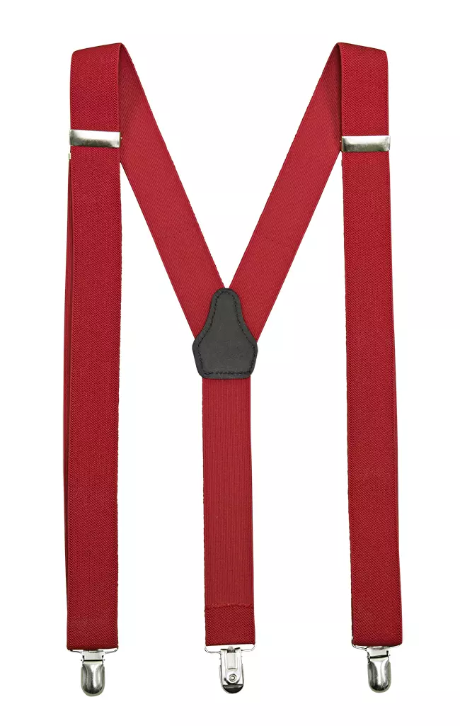 Velilla 404008-12, Suspenders, Red, image 1, gallery thumbnail