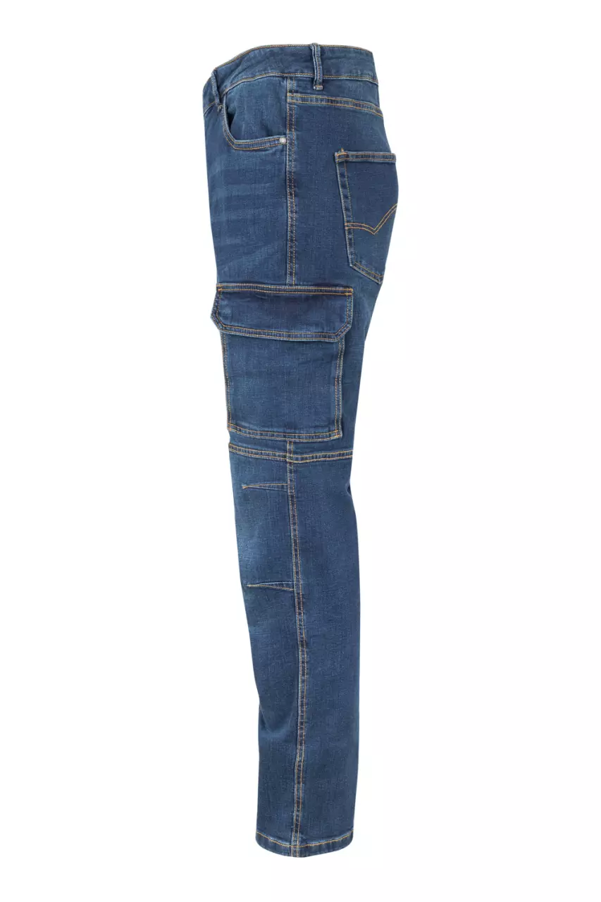 Velilla 103028S-63, Työfarkut, sininen denim, image 3, gallery thumbnail