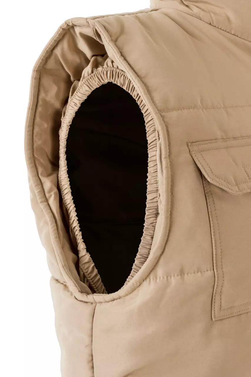 Velilla 108-46, Work Vest, Sand Beige, image 2, gallery thumbnail
