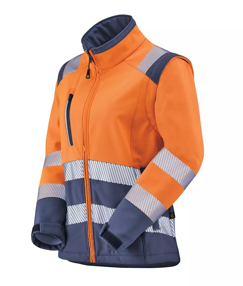 Cepovett 9S303042-XYR-HFF, Tian Huomio-softshell-takki, huomio-oranssi/tummansininen, image 1, gallery thumbnail
