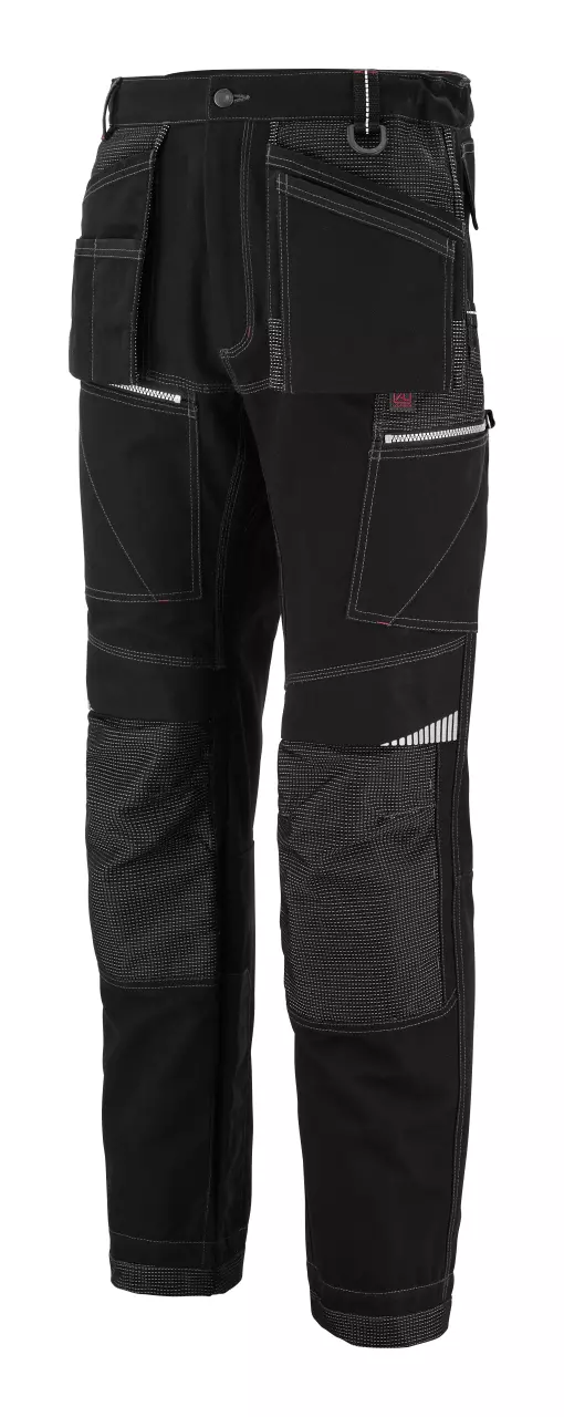 LaFont 1ATHVUP-LUC-GQQ, Copper Cordura Knee Pocket Work Trousers, Black, image 1, gallery thumbnail