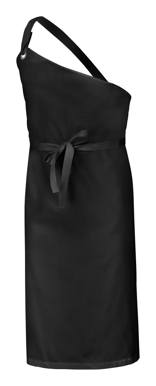LaFont 9MCL-SZ, Macello Apron with Press Studs, Black, image 1, gallery thumbnail