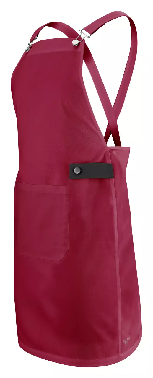 LaFont 9GRL8600-R, Granole Cook's Apron with Pocket, Burgundy Red, image 1, gallery thumbnail