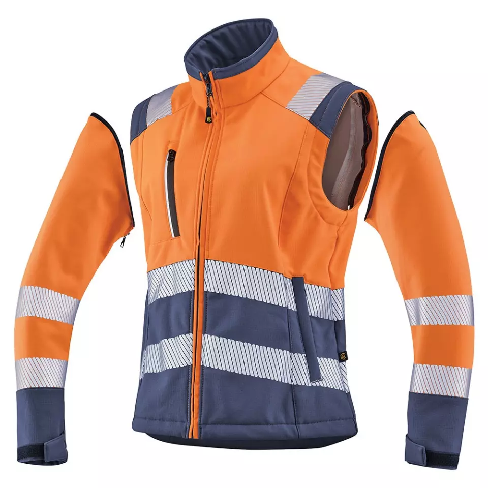 Cepovett 9S303042-XYR-HFF, Tian Huomio-softshell-takki, huomio-oranssi/tummansininen, image 3, gallery thumbnail
