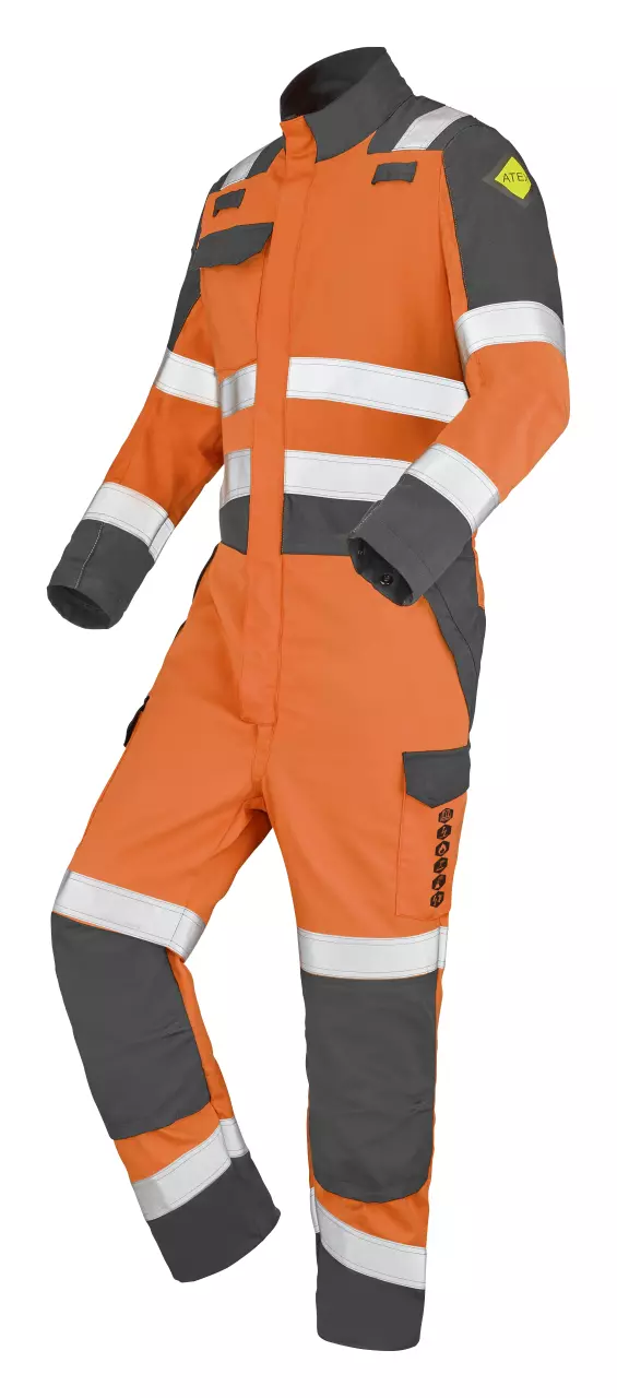 Cepovett 9G728505-XVR-HSC, Galan Arbeitsoverall, Orange Fluo/Anthrazit, image 1, gallery thumbnail