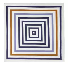 LaFont 9ALM-B, Alma Silky Touch, 80 x 80 cm, Brown Striped