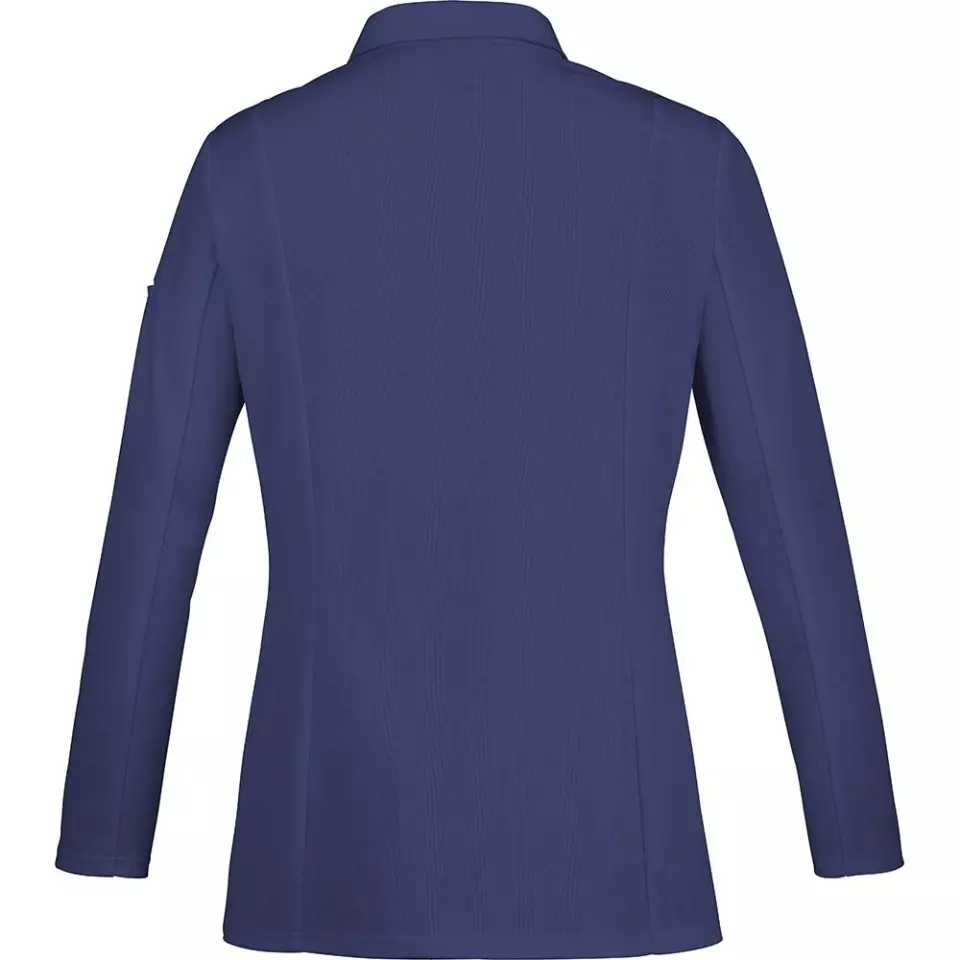 LaFont 2CHV2-DYZ-GTN, Chives Chef's Jacket, Navy Blue, image 2, gallery thumbnail