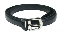 LaFont 9CRC-SZ, Courcelles Leather Belt, 120 cm, Black