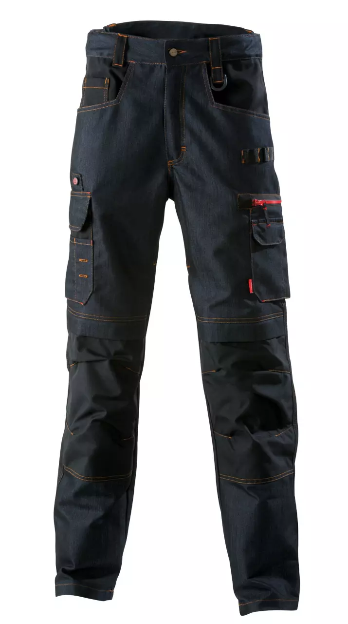 LaFont 1ATNJN-DTC-GHQ, Terra Cordura arbetsbyxor, marinblå/svart, image 1, gallery thumbnail