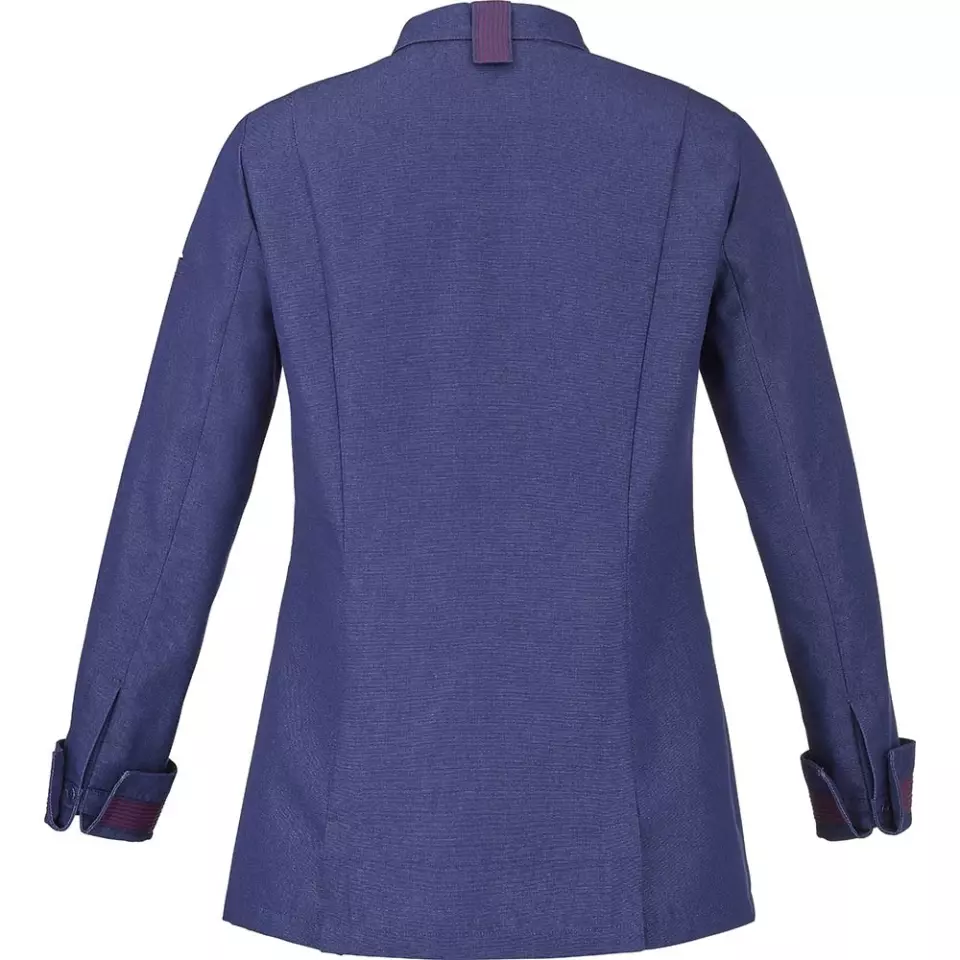 LaFont 2FAVPI-DYZ-GXN, Fava Chef's Jacket, Navy Blue, image 2, gallery thumbnail