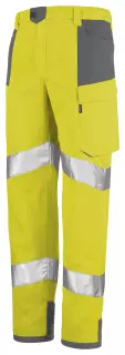 LaFont 1HVN3PI-YWZ-GON, Iris Pi Varselbyxa, fluorescerande gul/mineralgrå