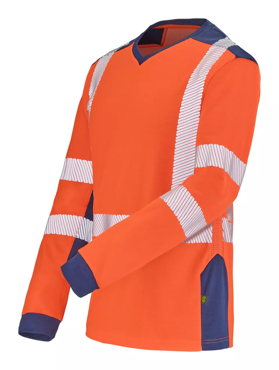 Cepovett 9T85-XGZ-HDN, Chergui Varselskjorta, fluorescerande orange/marinblå, image 1, gallery thumbnail