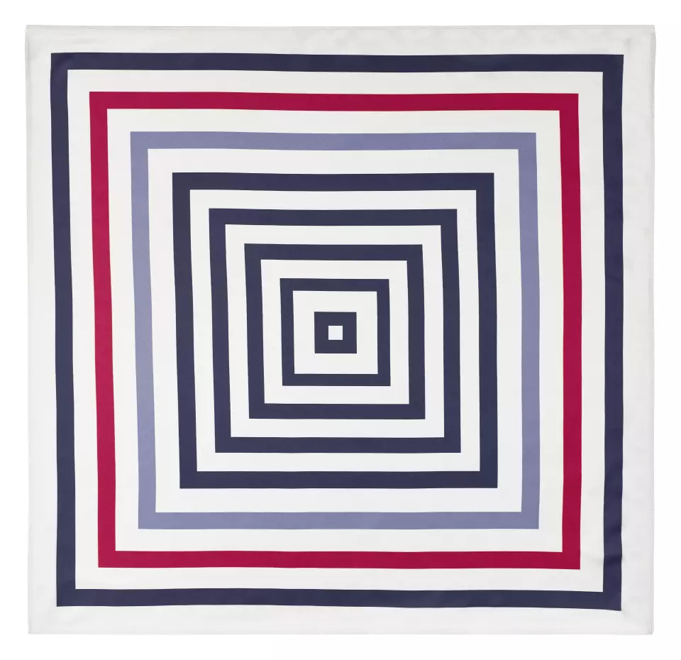 LaFont 9ALM-R, Alma Silky Touch, 80 x 80 cm, Red Striped, image 1, gallery thumbnail