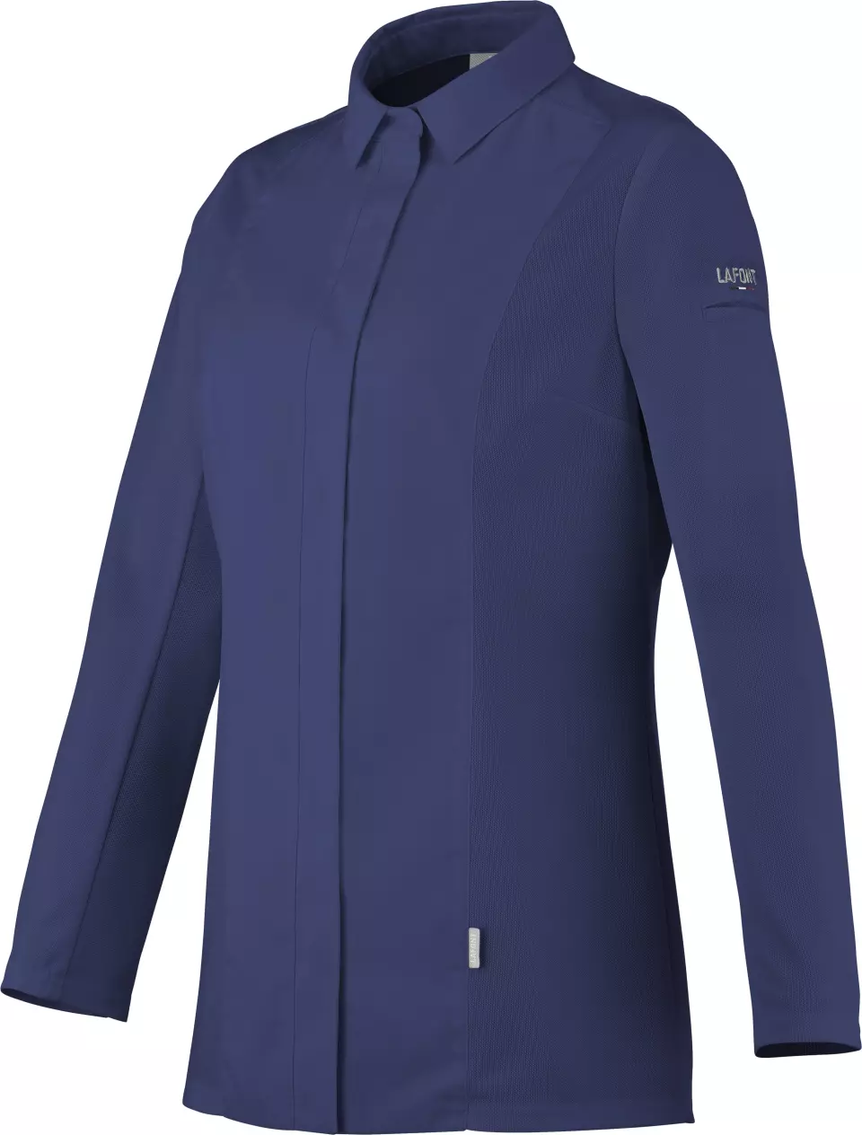LaFont 2CHV2-DYZ-GTN, Chives Chef's Jacket, Navy Blue, image 1, gallery thumbnail