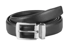 LaFont 9CLM-SZ, Clémenceau Leather Belt, 120 cm, Black
