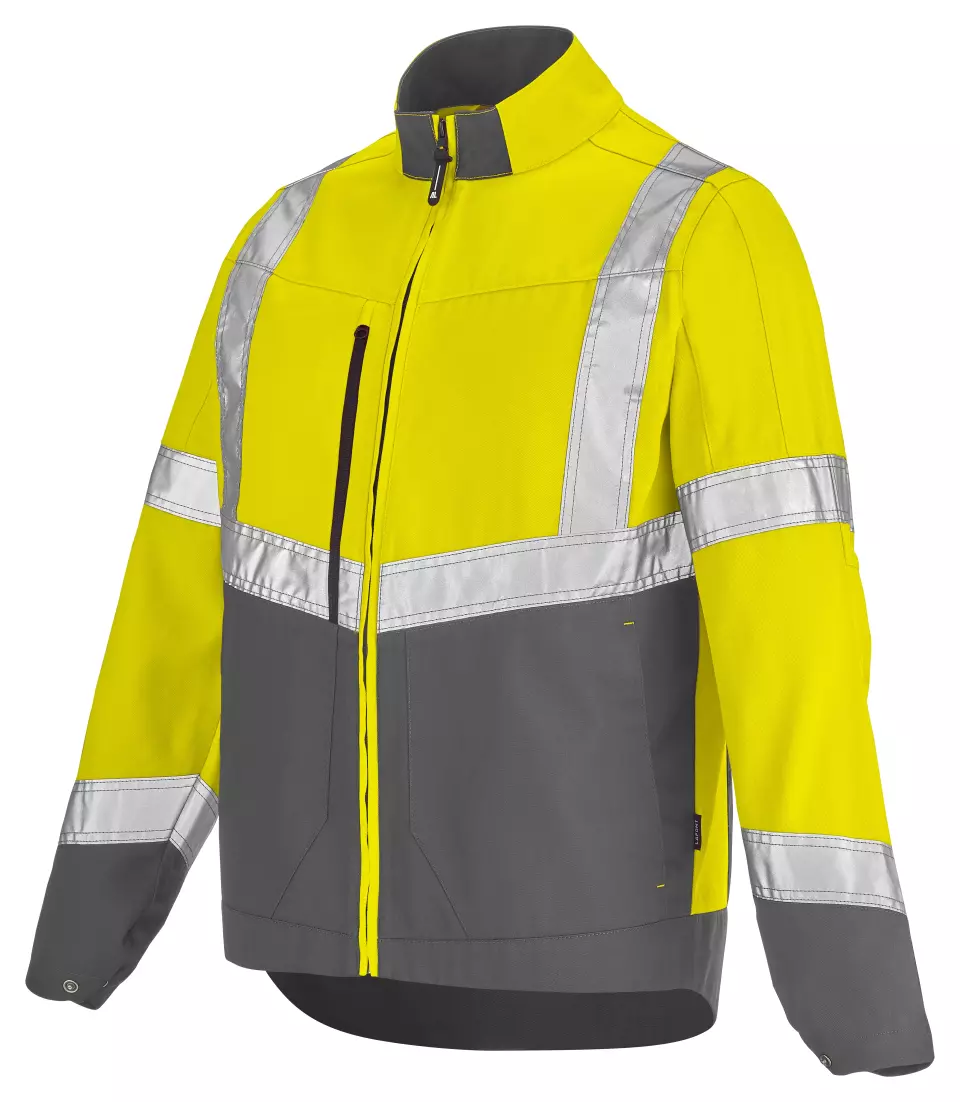 LaFont 3HVN3PI-YWZ-GAN, Lutea Pi Varseljacka, fluorescerande gul/mineralgrå, image 1, gallery thumbnail