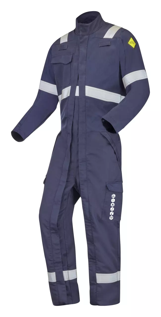 Cepovett 9J838496-DYZ-HXN, Colorado Hi-Vis Coverall, Navy Blue, image 1, gallery thumbnail