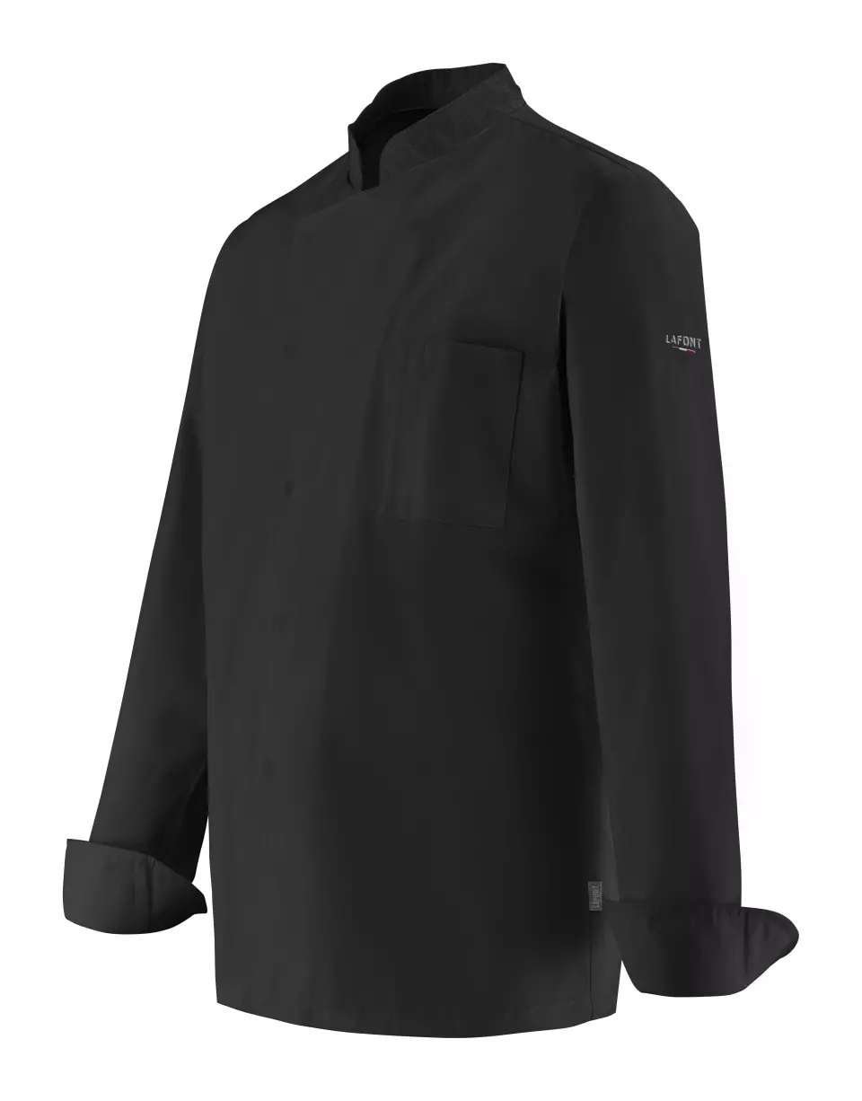LaFont 2CBBPC-LUC-GJQ, Cabbage Mandarin Collar Jacket, Black, image 1, gallery thumbnail