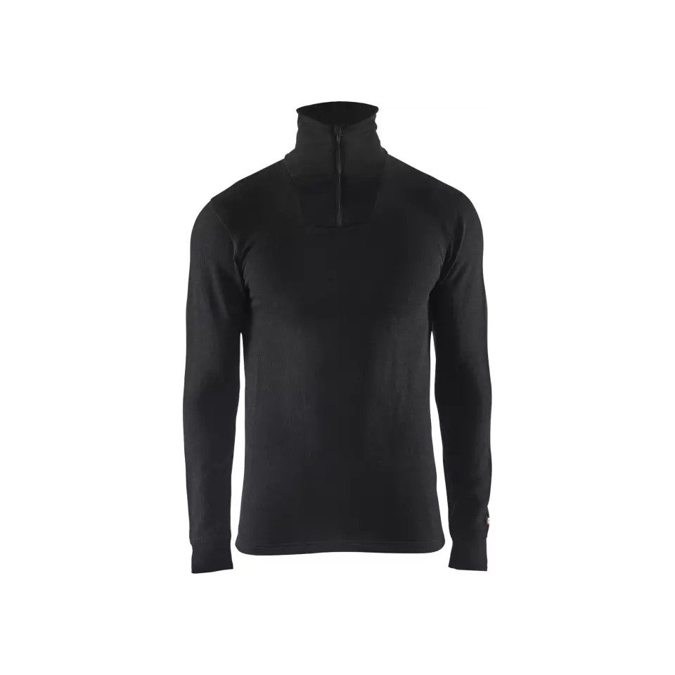 Blåkläder 489417069900, XWARM Base Layer Shirt, Black, image 1, gallery thumbnail