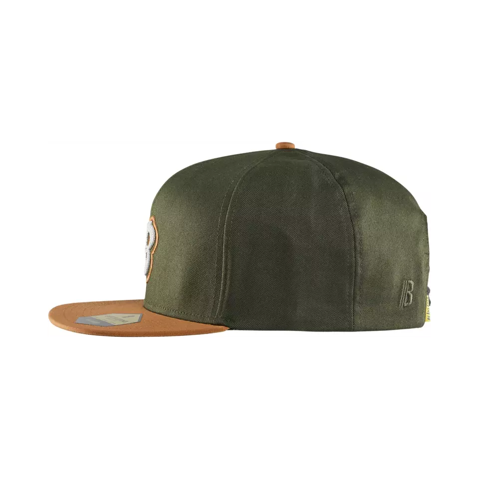 Blåkläder 923211494042, Flatbrim Cap, Rust/Forest Green, image 5, gallery thumbnail