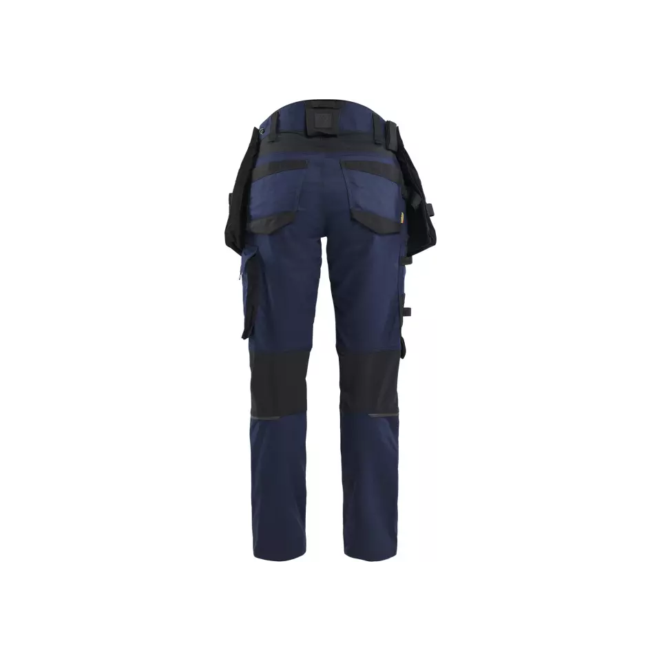 Blåkläder 717011498699, STRIKER Women's Stretch Craftsmen Work Trousers, Dark Navy Blue/Black, image 3, gallery thumbnail