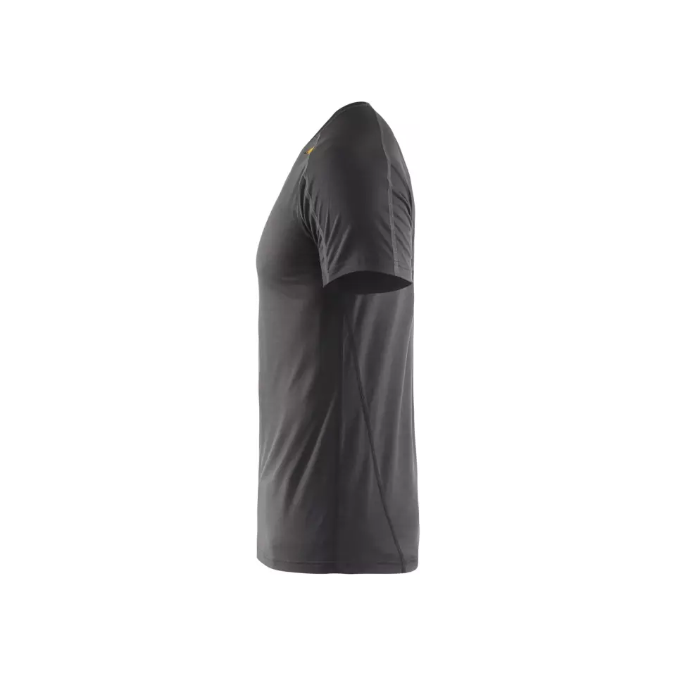 Blåkläder 479817349835, XLIGHT Merino Wool Base Layer T-Shirt, Dark Grey/Yellow, image 5, gallery thumbnail